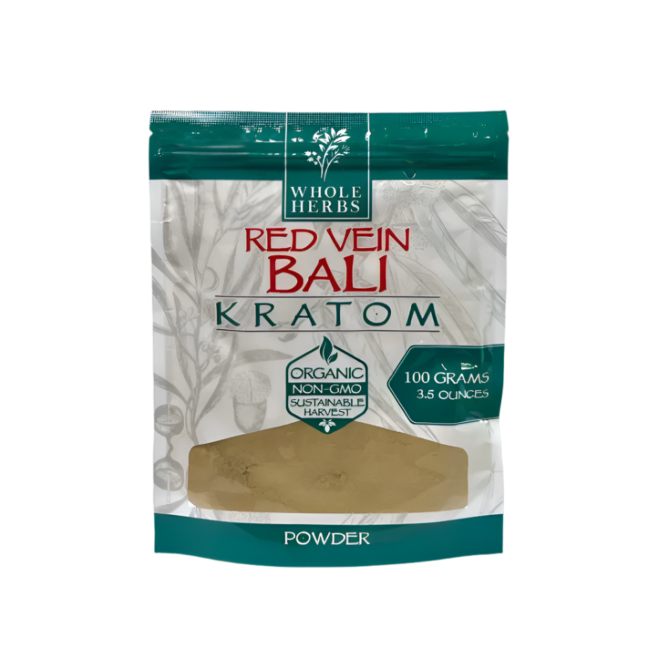 Whole Herbs Bali Red Vein Kratom Powder