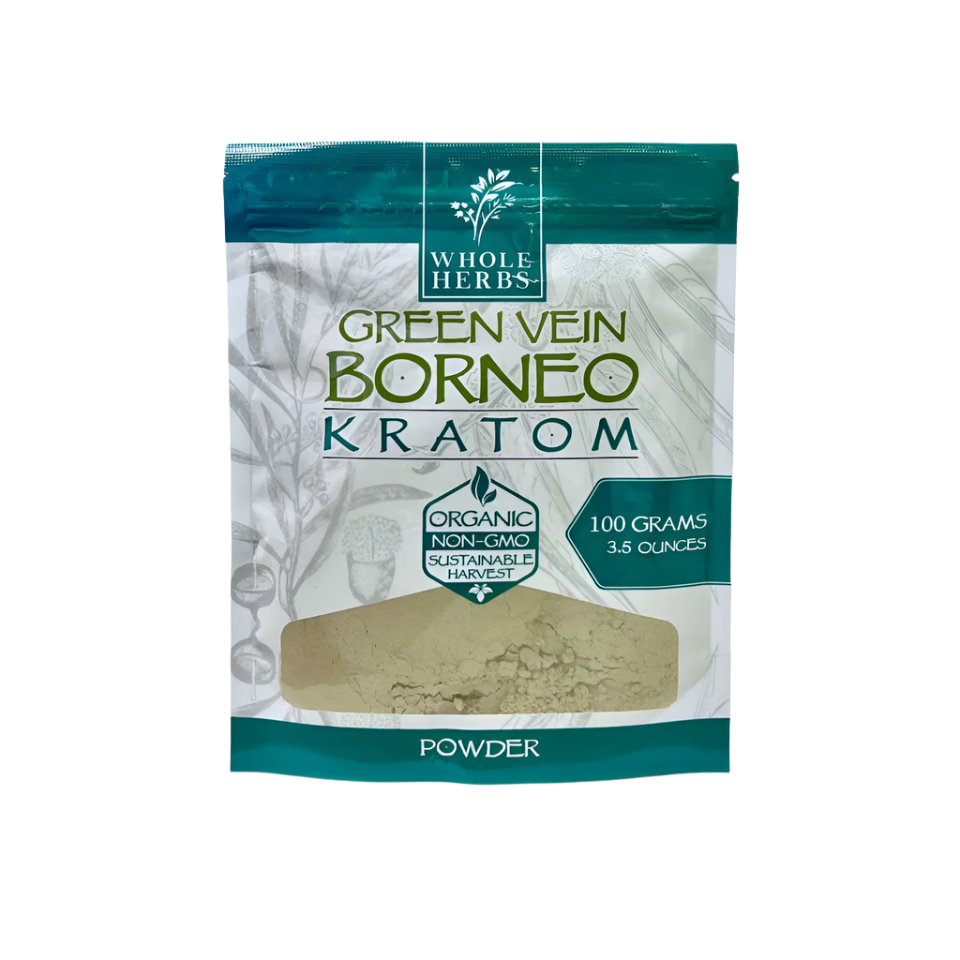 Whole Herbs Borneo Green Vein Kratom Powder