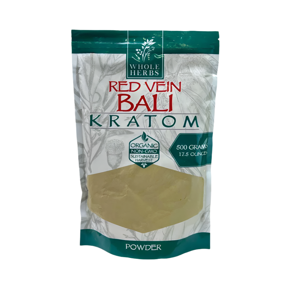 Whole Herbs Bali Red Vein Kratom Powder